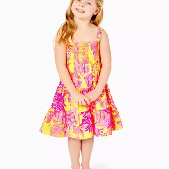 Lilly Pulitzer Other - Lilly Pulitzer Vibrant Floral Sundress size LARGE ☀️☀️